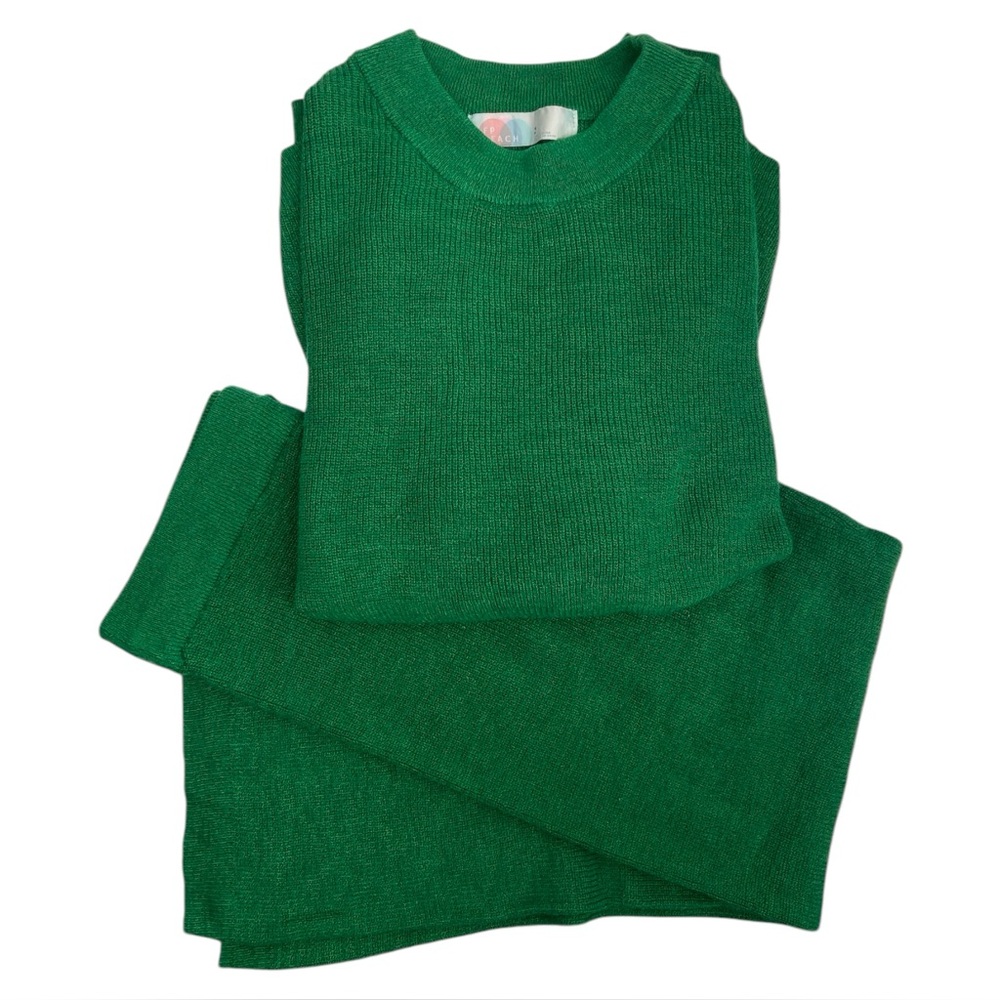 Free People Green Sweater and Pant set - Picture 2 of 12